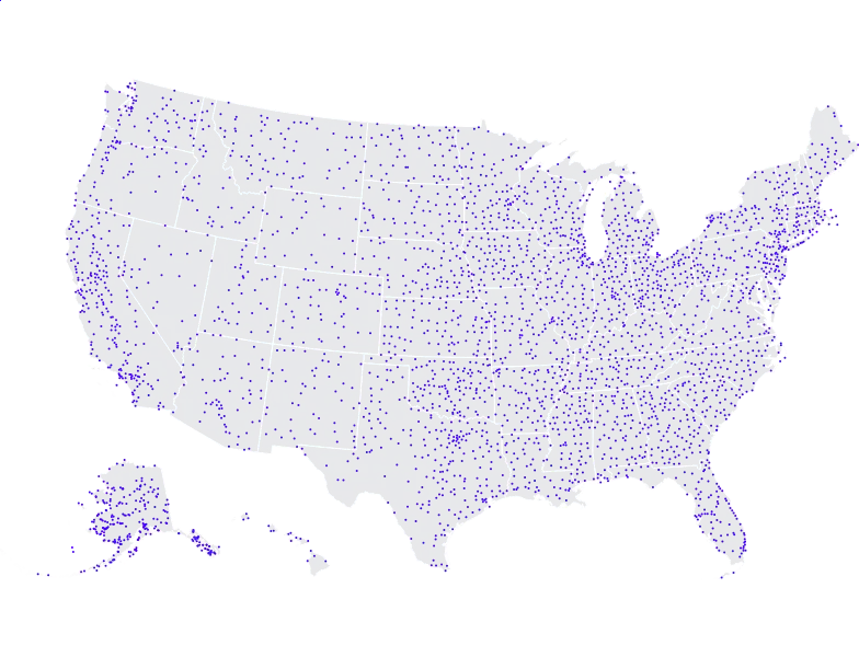 GeoPoint - us-airports