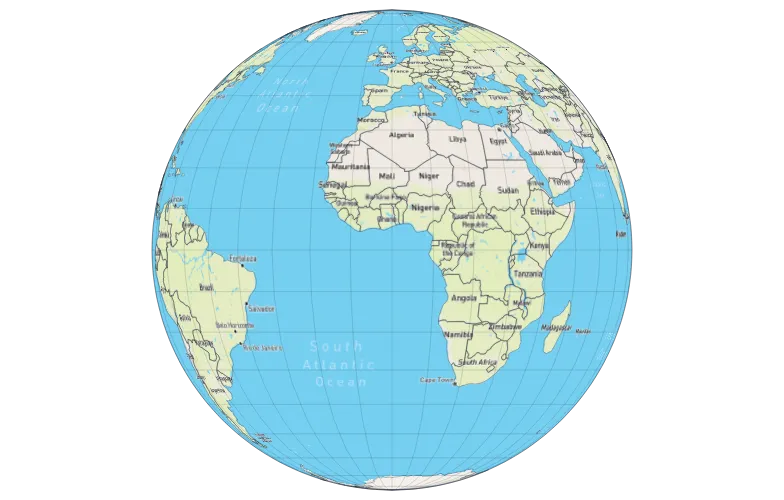 GeoRaster - tiles-globe
