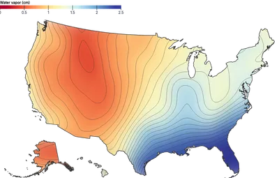 Raster - us-water-vapor